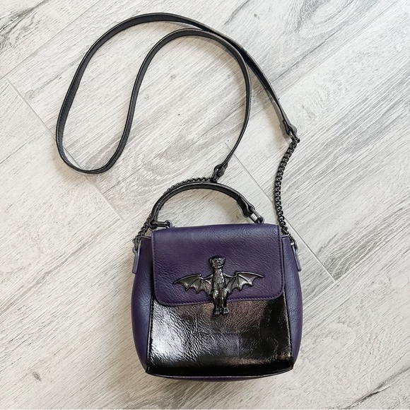 Disney Handbags - Disney Parks Haunted Mansion Bat Crossbody Purse